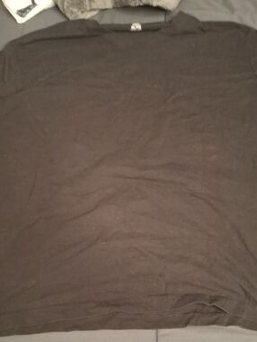 Classic Men's Black Crew Neck T-Shirt